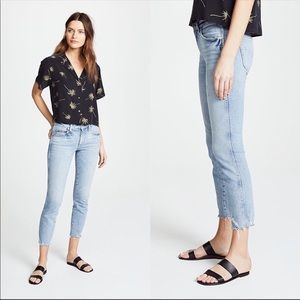 AMO Stix Crop Jeans in Check Ya Later Size 25